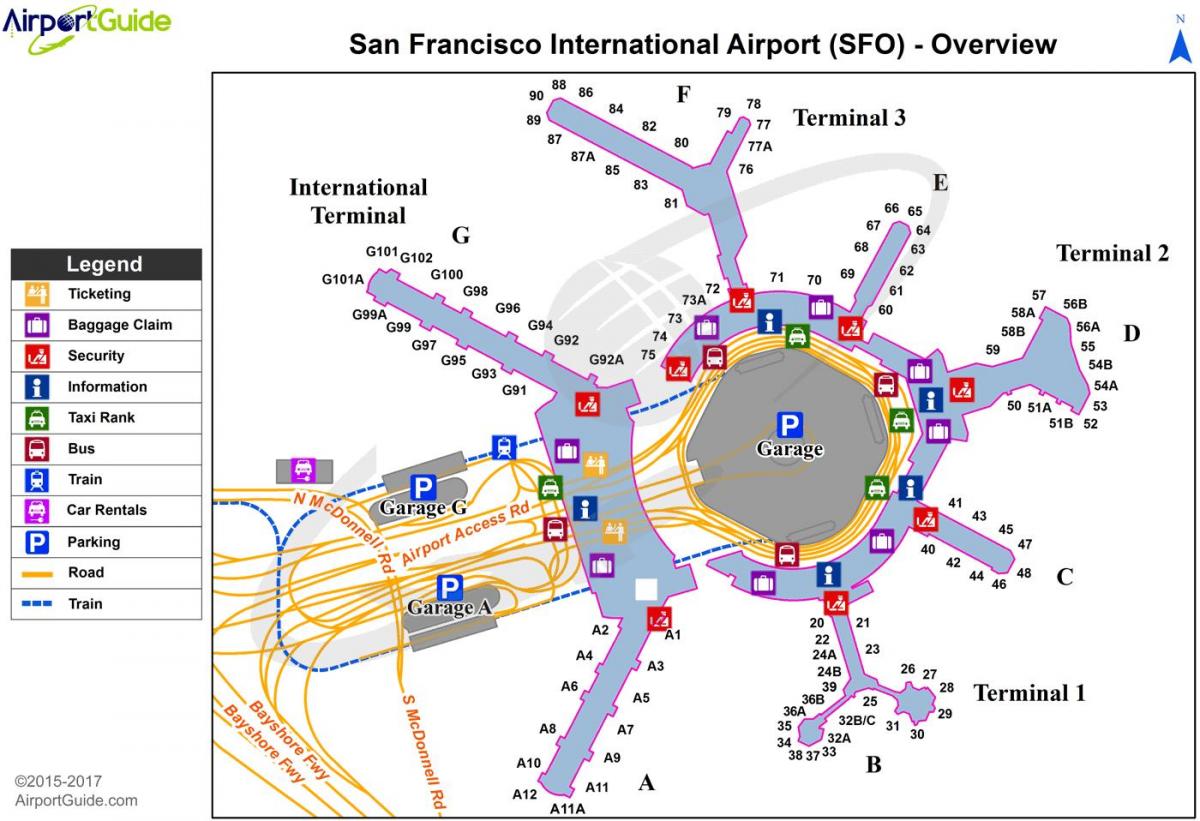 San Francisco ku kort
