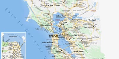 San Francisco kort svæði