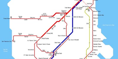 SF muni lest kort