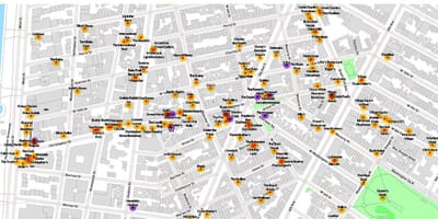 San Francisco hommi umdæmi kort