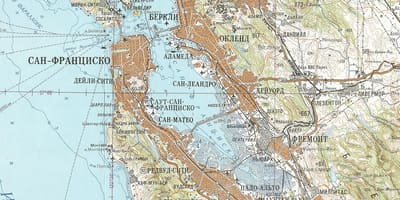 Kort af sovétríkjunum San Francisco